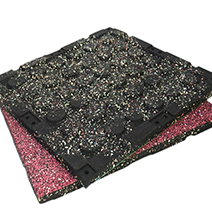 Colorful Composite Flower Granule Rubber Flooring