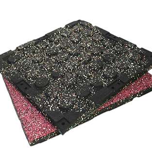 Colorful Composite Flower Granule Rubber Flooring