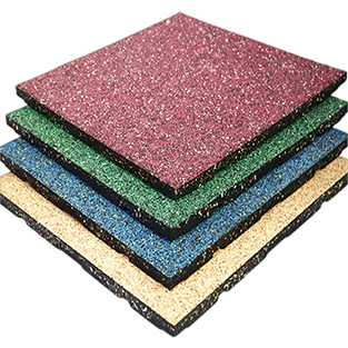 Colorful Composite Flower Granule Rubber Flooring