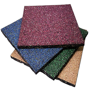 Colorful Composite Flower Granule Rubber Flooring