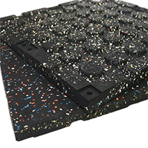 Composite Flower Granule Rubber Flooring