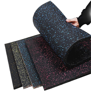 Composite Flower Granule Rubber Flooring